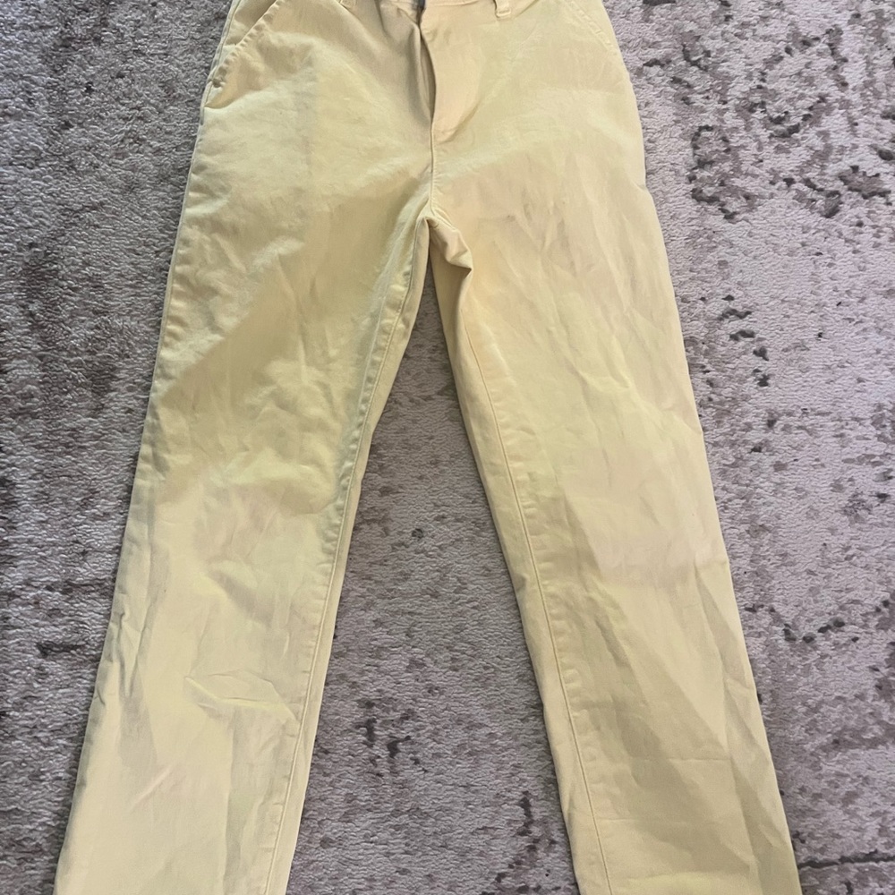 Yellow boys dress pants